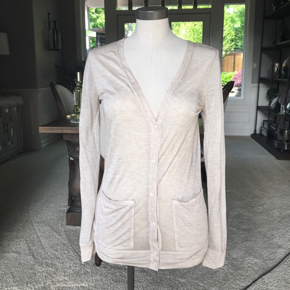 Nwot J Crew Tan Cardigan
